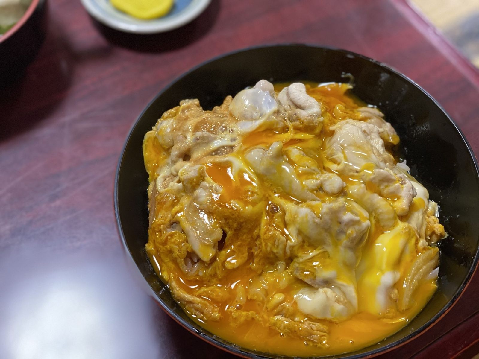 卵がとろりとした親子丼